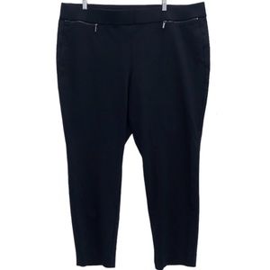 Lane Bryant zipper pull on straight trouser 3X 22W 24W